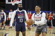 James Harden and Russell Westbrook
