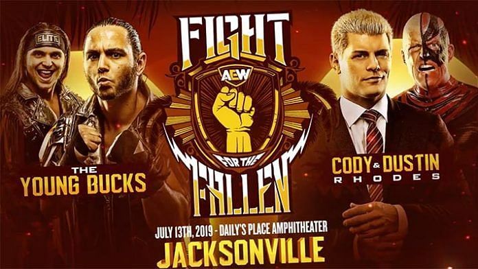 AEW: Fight for the Fallen - Cody and Dustin Rhodes vs The Young Bucks