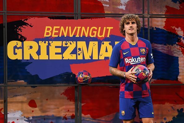 FC Barcelona unveil Antoine Griezmann
