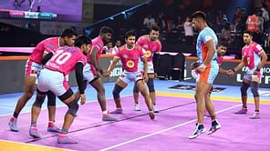 Pro Kabaddi Live Score: Jaipur Pink Panthers v Haryana Steelers Live Commentary - Jaipur Lead 13-8 at Half-time | 31st July 19-