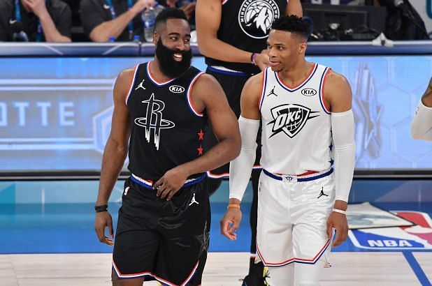 Two former MVPs sharing the court in Houston