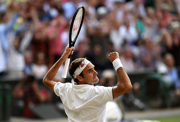 Federer is in pursuit of a record-extending 8th Wimbledon title.