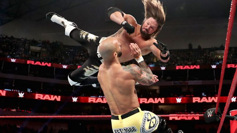 AJ Styles and Ricochet have battled numerous times in the past month.