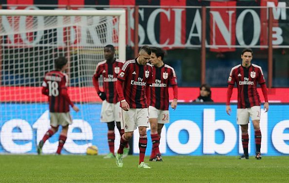 Milan have had to endure some tough times