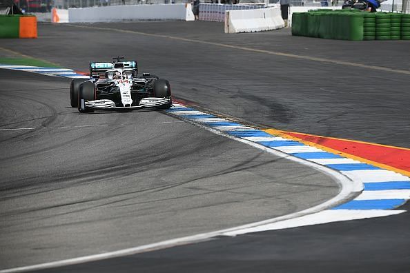 Formula 1 - GP Germany where Hamilton finished P9
