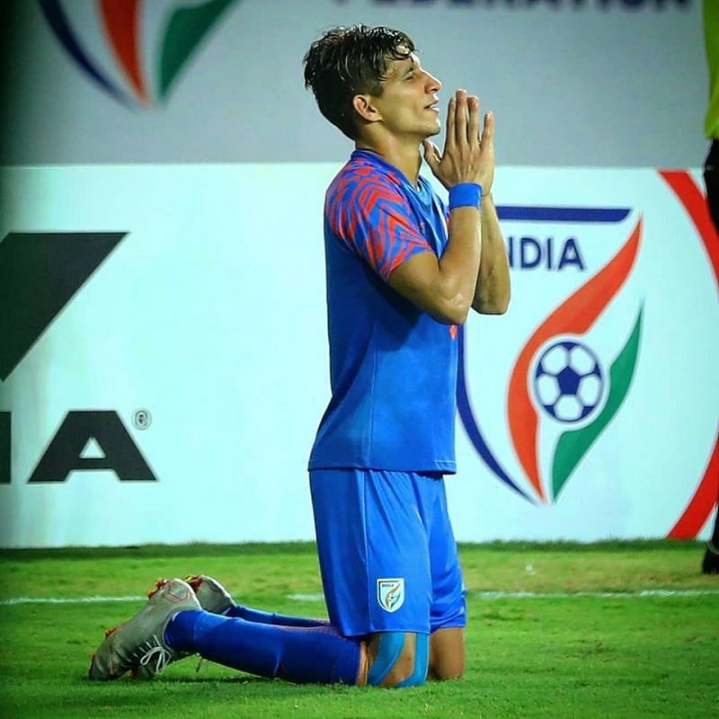 Gehlot read the game well (Image Courtesy: AIFF)