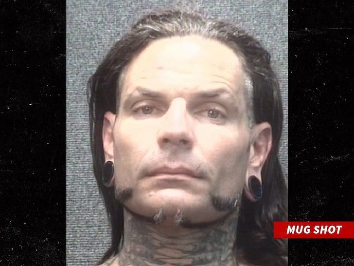 Jeff Hardy&#039;s mugshot, as per TMZ