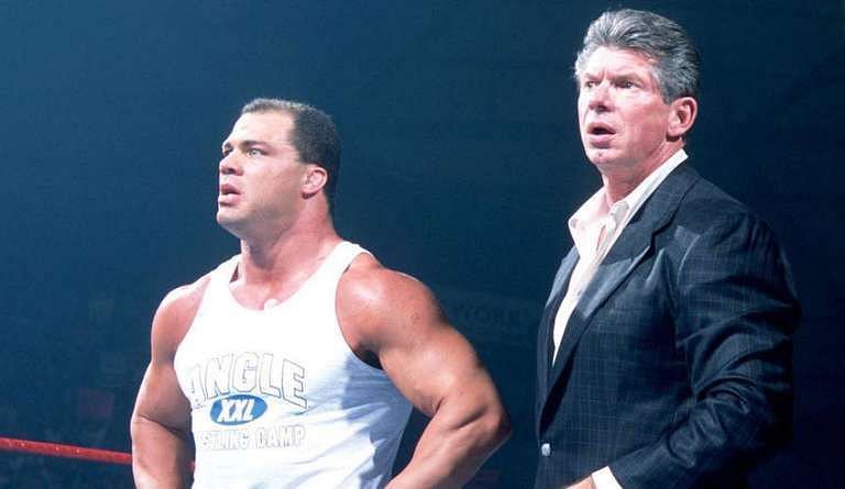 Kurt Angle and Vince McMahon are frequent allies on television, but they had a backstage rivalry.