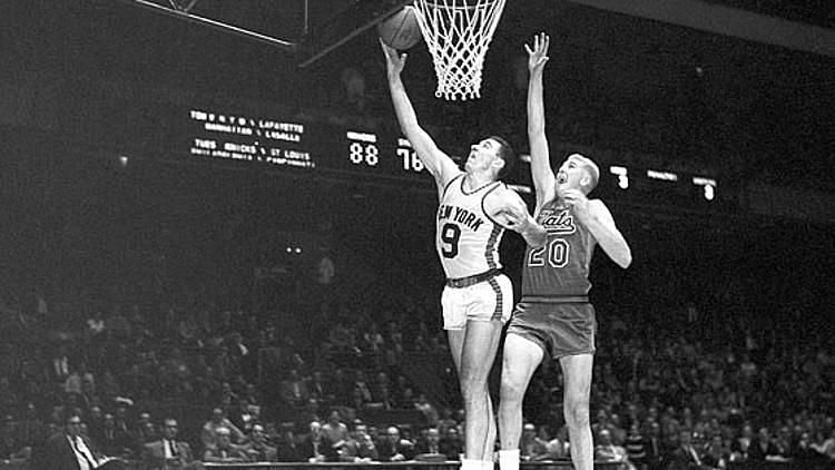 Richie Guerin was picked 17th overall in the 1954 draft by the Knicks