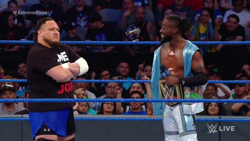 Samoa Joe was blinded by rage following a surprise from Kofi Kingston