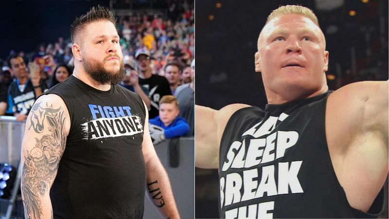 Kevin Owens and Brock Lesnar are yet to meet on WWE TV