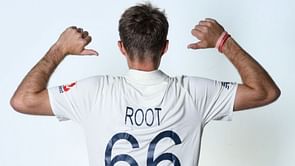 Root shows off name and number on England Test whites