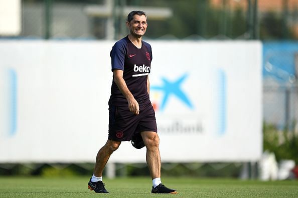 FC Barcelona Pre-Season Training Session