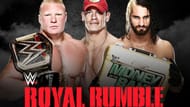 Image result for brock lesnar vs john cena and seth rollins