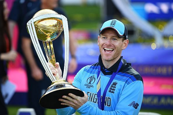 Eoin Morgan became the first captain to lead England to a World Cup win