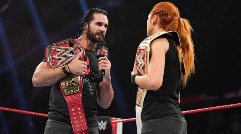 Seth Rollins and Becky Lynch will be in six-man tag team action.