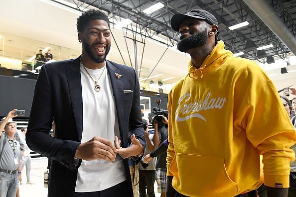 Anthony Davis and LeBron James