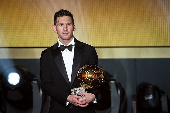 Messi has not won the Ballon d&#039;Or since 2015