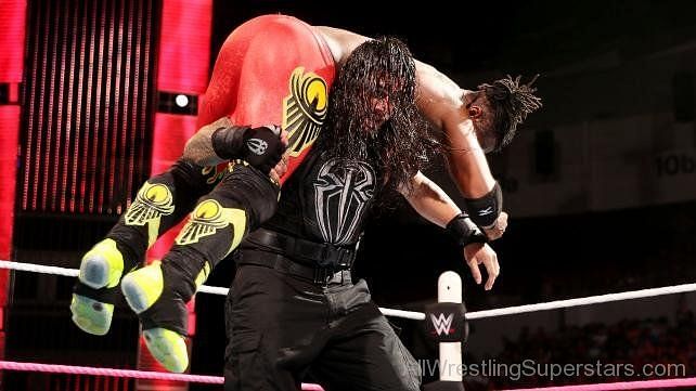 Reigns and Kingston in action