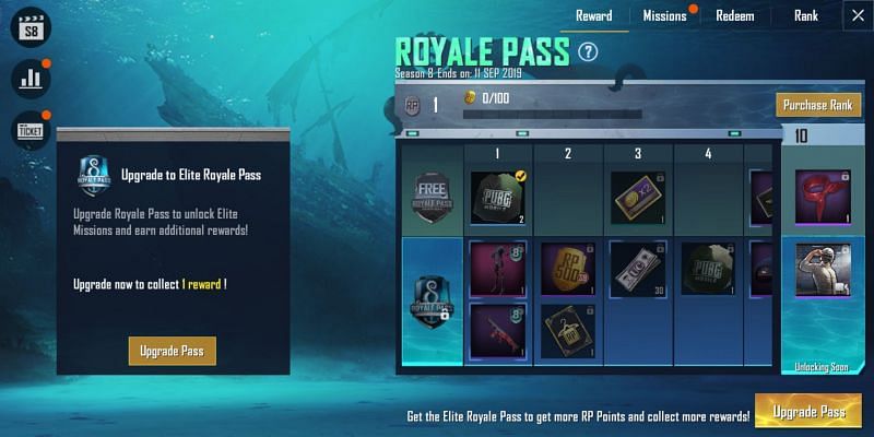 PUBG Mobile Season 08 Royale Pass