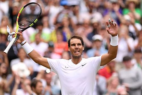 Rafael Nadal after his victory over Jo-Wilfred Tsonga.