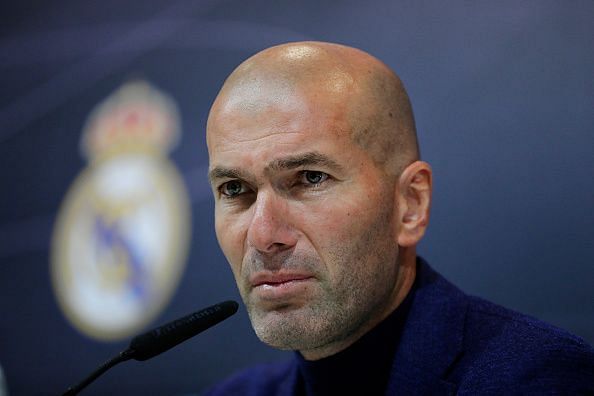 Real Madrid manager, Zinedine Zidane