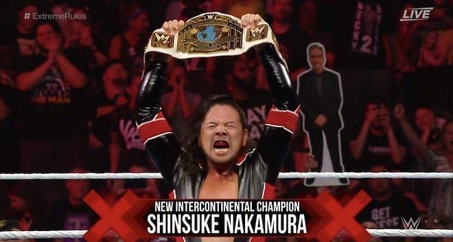 Shinsuke Nakamura is the new Intercontinental Champion