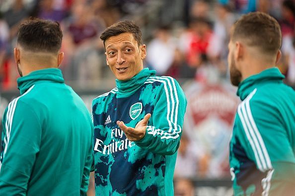 Arsenal&#039;s Mesut Ozil during the club&#039;s pre-season tour of America earlier this month