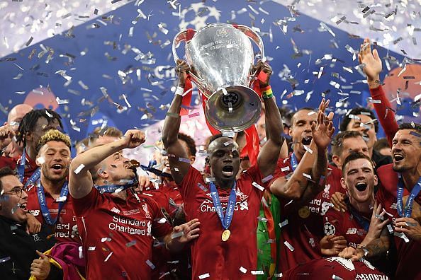 Sadio Mane won the Champions League with Liverpool