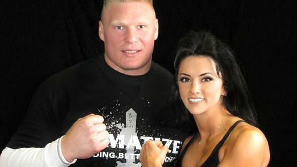 Brock Lesnar was engaged to Nicole McClain before he married Sable