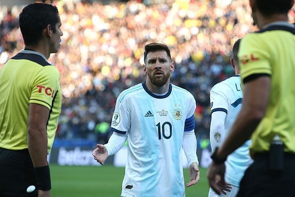 Twitter Reacts To Lionel Messi S Controversial Red Card During Argentina S Heated Copa America Clash With Chile