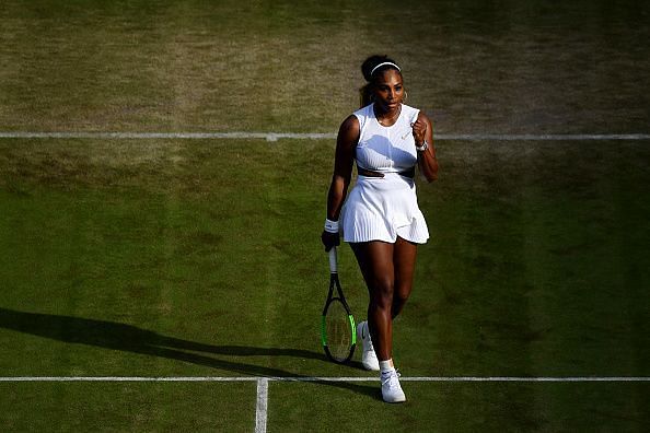 Serena Williams battled past the Slovenian qualifier Kaja Juvan in the second round.