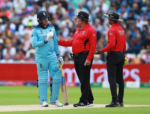 Jason Roy lost his wicket due to an umpiring howler