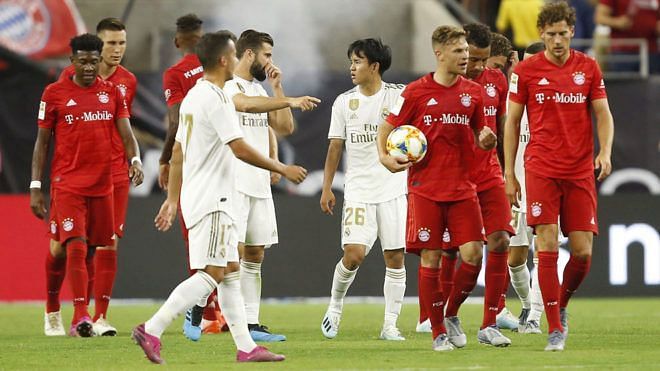 Real Madrid lost 3-1 to Bayern Munich in a friendly match