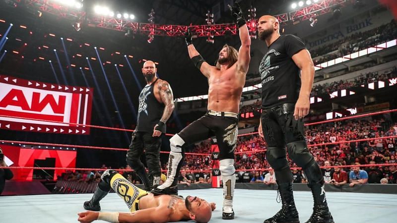 AJ Styles made an emphatic statement as he reunited with The Club to attack Ricochet