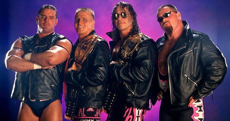 The Hart Foundation dominated WWF in 1997 and were also comprised of real-life family members.