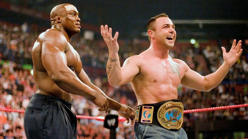 The &#039;fan&#039; Santino won the IC Title with a big assist by Lashley.