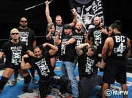 Classic group photo of The Bullet Club together, which was then led by AJ Styles and Kenny Omega (Image Courtesy: NJPW)
