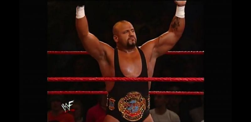 Tazz as ECW Champion on WWF Monday Night RAW.