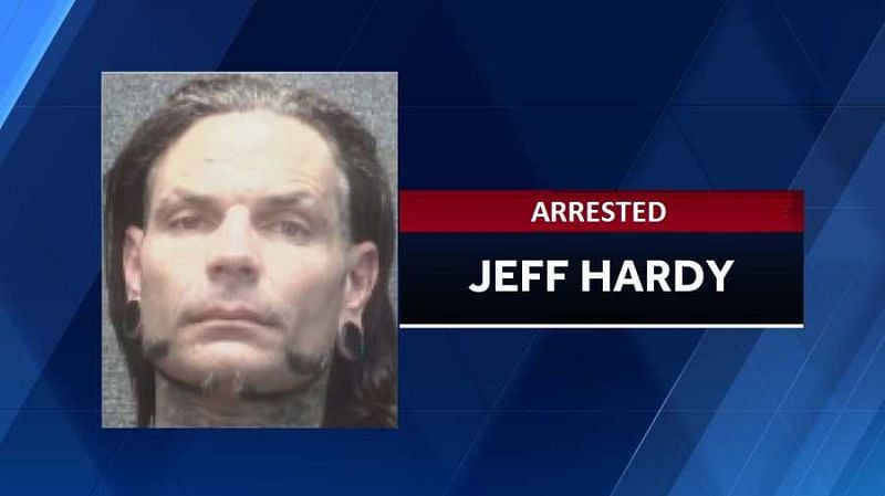 Jeff Hardy was reportedly arrested for public intoxication and impairment on Saturday afternoon in Myrtle Beach, South Carolina.