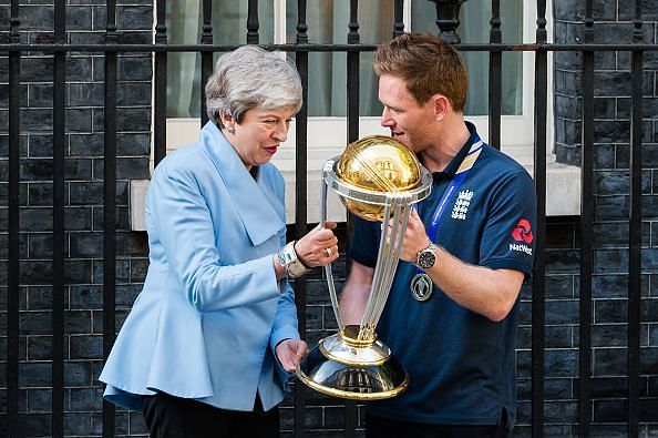 The Prime Minister Hosts A Reception For The Winning England Cricket Team