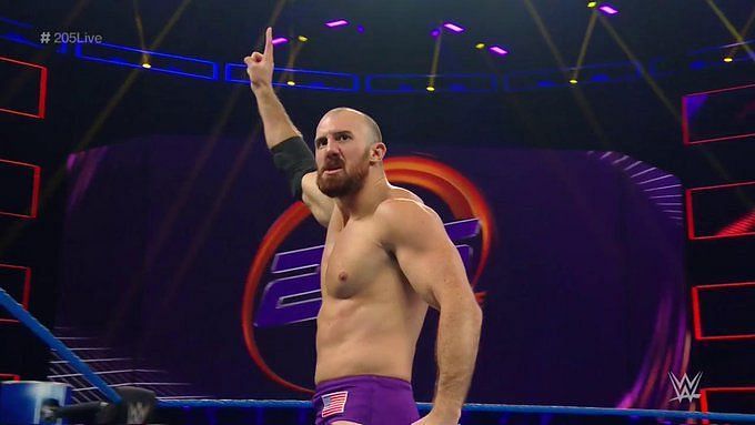 The rampaging brawler of 205 Live looked dominant tonight