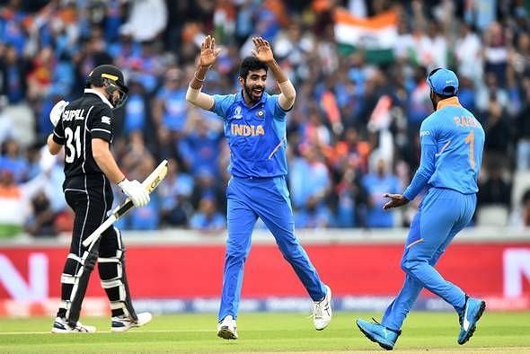 Martin Guptill was removed quickly by Jasprit Bumrah. Source- sportstar.thehindu.com