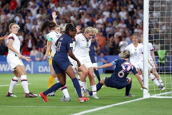 The United States claimed an impressive victory over hosts France in the quarter-finals