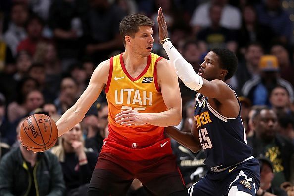 Kyle Korver spent much of the 18-19 season with the Utah Jazz