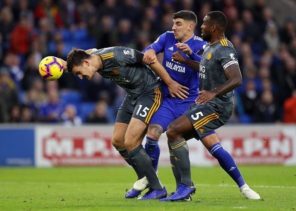 Harry Maguire is excellent in heading the ball.