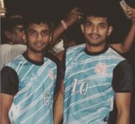 Madane brothers - Krushna (left), Nitin (right)