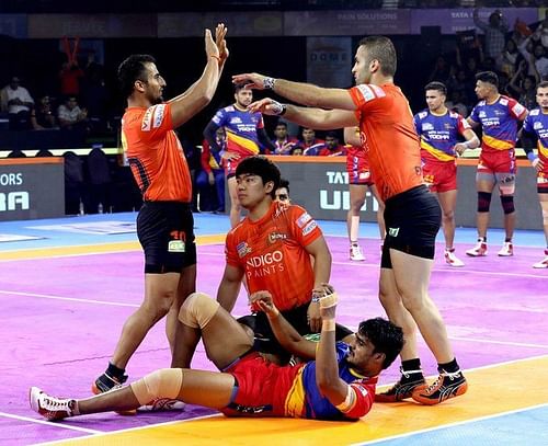 UP Yoddha narrowly beat U Mumba in a heated encounter