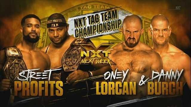Oney Lorcan and Danny Burch got an opportunity at the NXT Tag Team Titles instead of the Forgotten Sons.