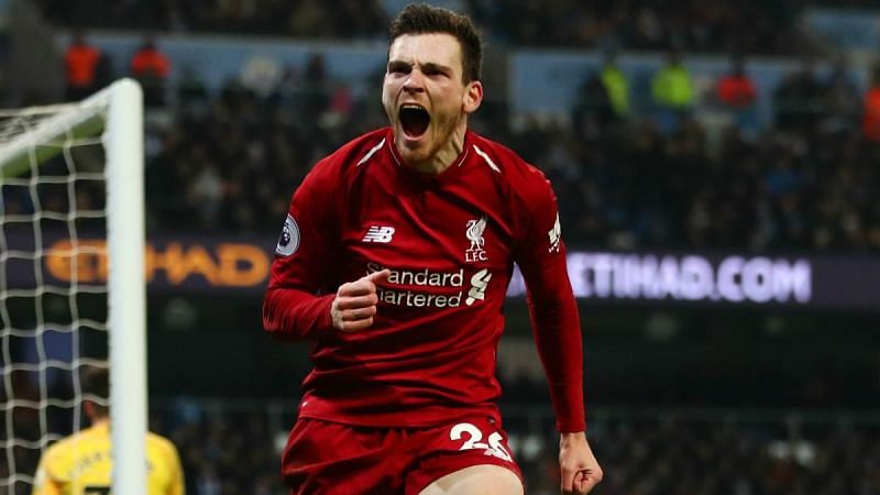 Andy Robertson is widely regarded as the best left-back in the country